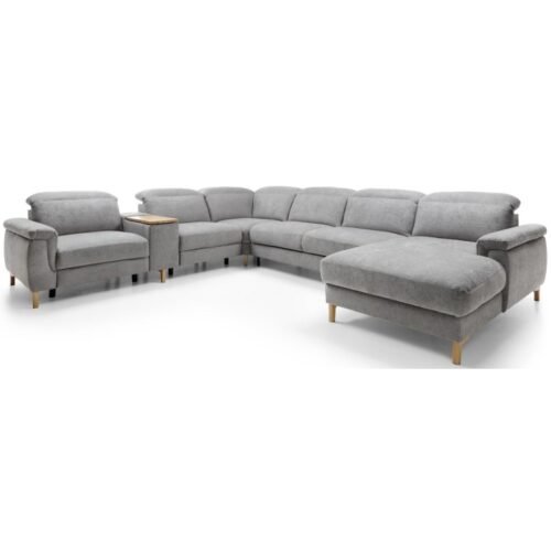 MIA corner sofa 1.5RF-Mod-Prime-1.5RF-TE-3F-REC/BK Bydgoskie Meble