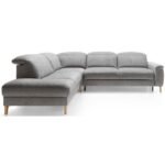 Mia corner sofa 3F-TE-1.5HT/BK Bydgoskie Meble Leather L4