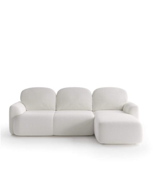 Nabu corner sofa, sleeping function, containers
