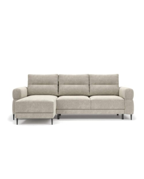 Nordic open corner sofa, sleeping function, container