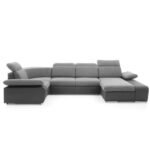 Odessa 2 corner sofa, sleeping function, container, adjustable headrests Gr1