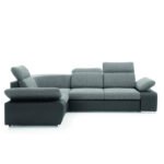 Odessa Mini corner sofa, sleeping function, adjustable headrests and armrests Gr1