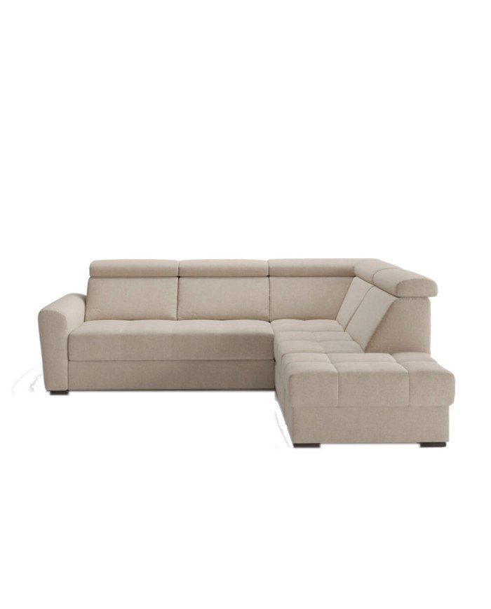 Riva closed corner sofa, sleeping function, storage box, adjustable headrests Gr1 - Image 2