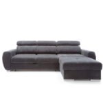 Sofia corner sofa, sleeping function, storage box, adjustable headrests Gr1