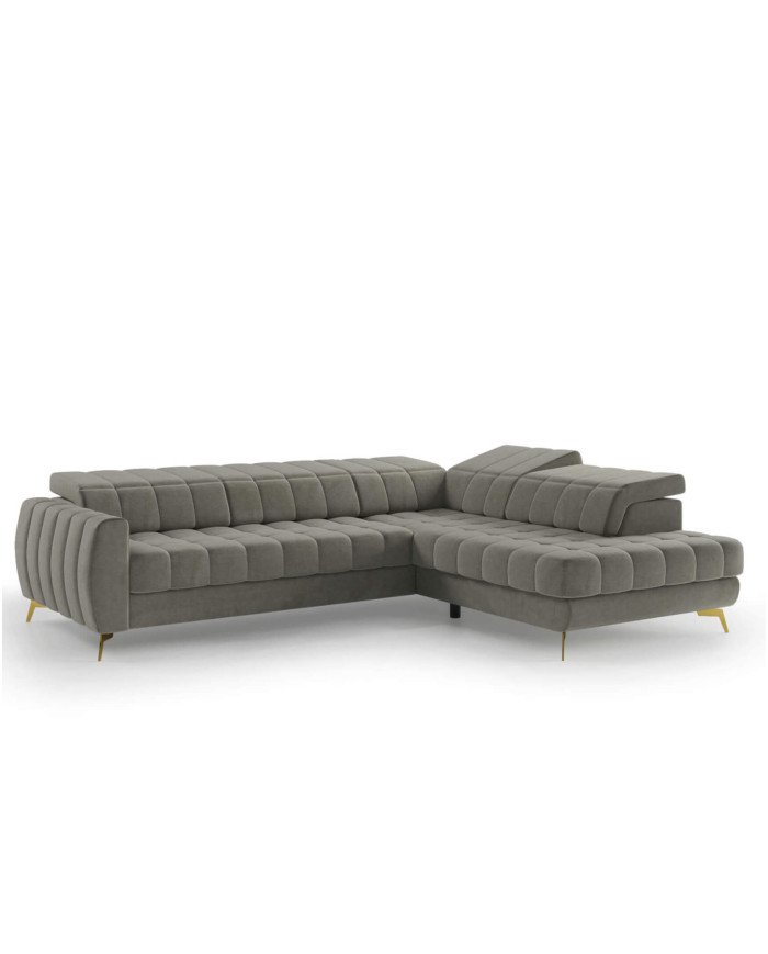 Vesta corner sofa, sleeping function, container, adjustable headrests Gr1 - Image 3