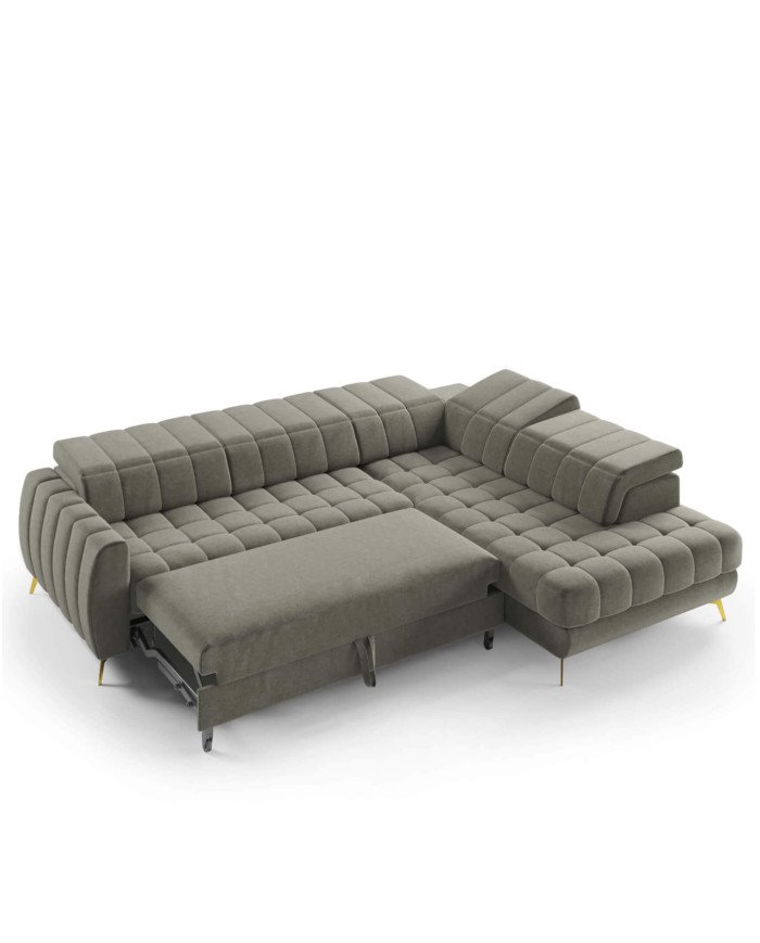 Vesta corner sofa, sleeping function, container, adjustable headrests Gr1 - Image 4