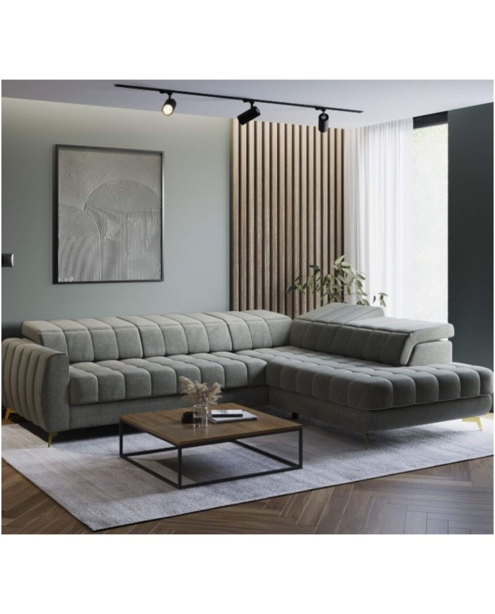 Vesta corner sofa, sleeping function, container, adjustable headrests Gr1 - Image 5