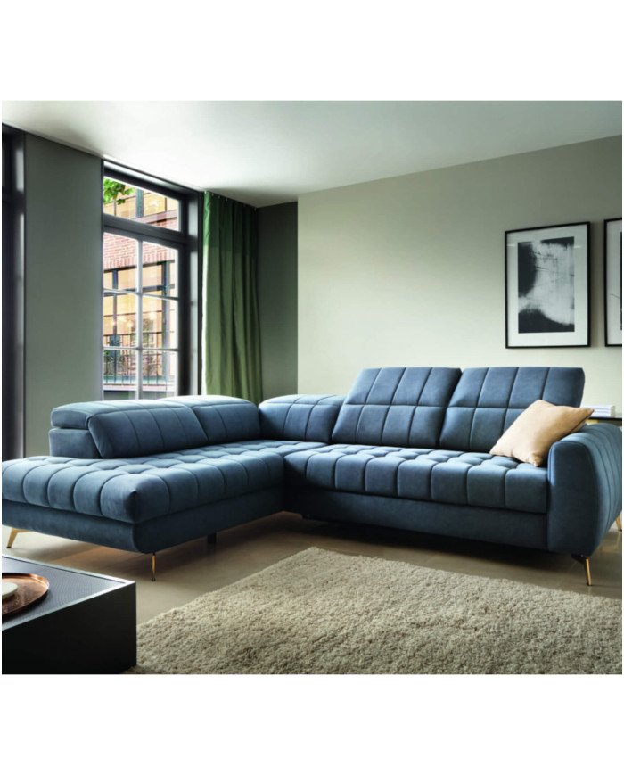 Vesta corner sofa, sleeping function, container, adjustable headrests Gr1 - Image 6