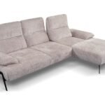 SALE - Corner sofa with sliding backrests CESAR - Astra fabric