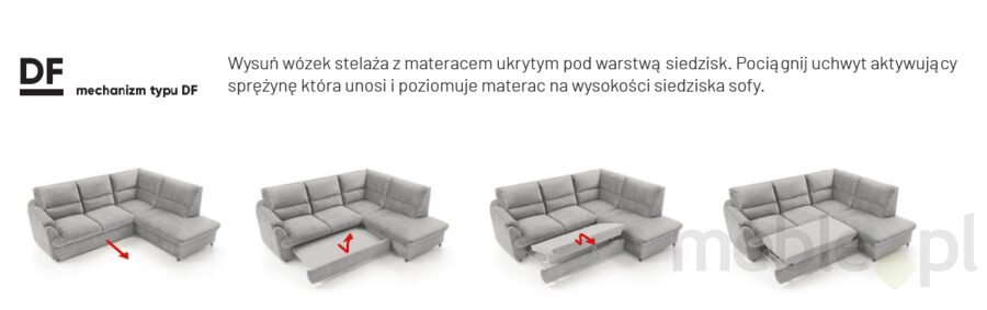 PROMOTION - ASTI sofa bed - Whisper fabric - Image 6
