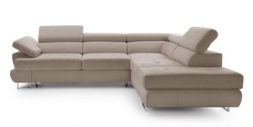 SALE – LUTON corner sofa – Barrel/Whisper fabric