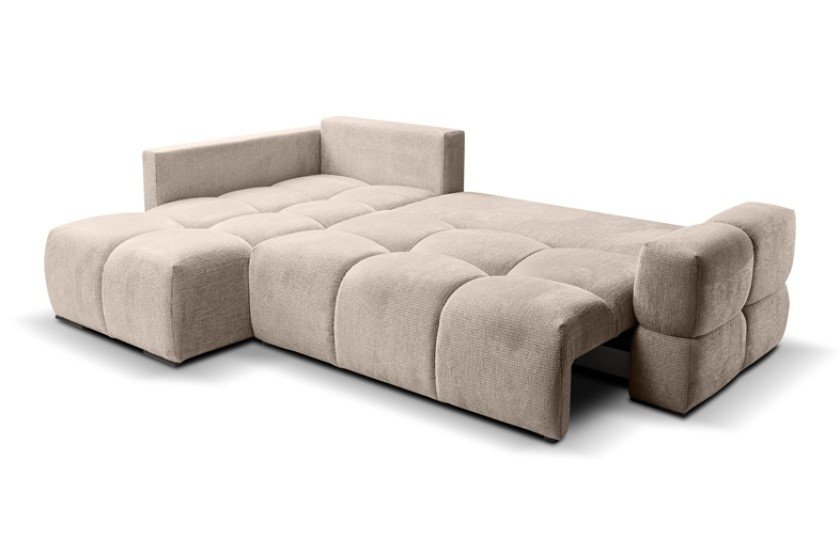 PROMOTION - TAREMI fold-out corner sofa - Artico fabric - Image 2
