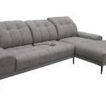 PROMOTION - Corner sofa with fold-out seat GRENADA LC - Vogue fabric