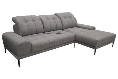 PROMOTION – Corner sofa with fold-out seat GRENADA LC – Vogue fabric