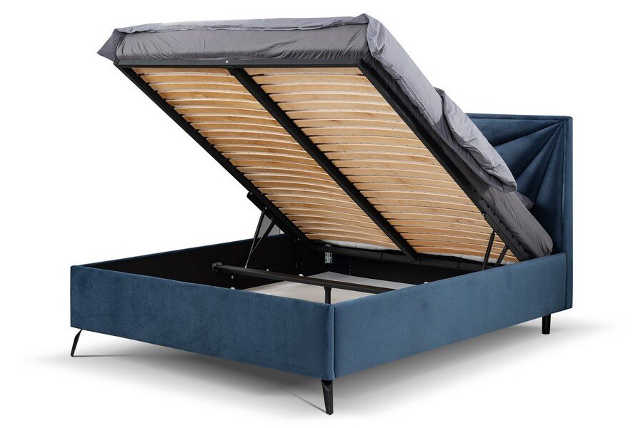 PROMOTION - DAKO bed with storage box - Zetta fabric - Image 3