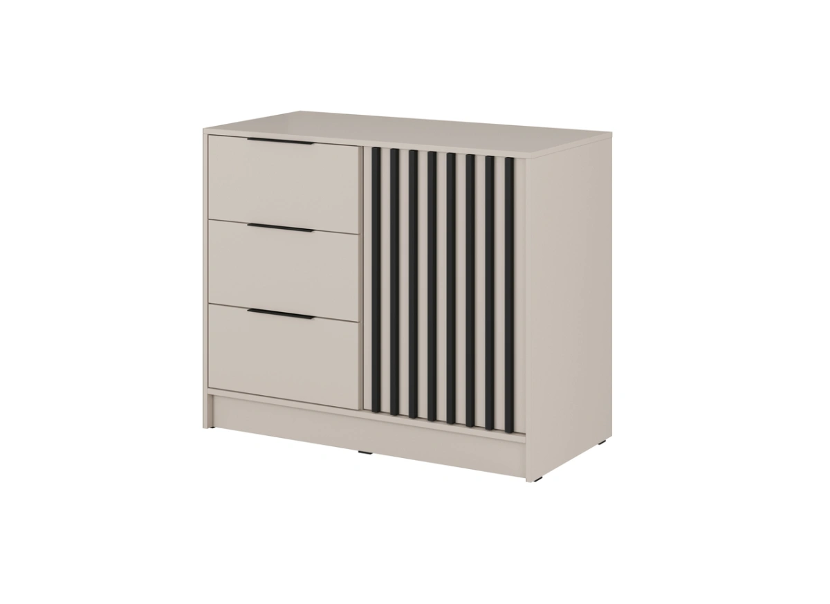 Nelly 2D chest of drawers with cashmere slats - Image 2