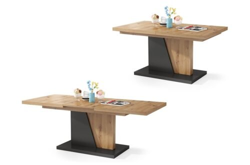 NOIR Artisan Oak/Anthracite – MODERN FOLDING BENCH FOR THE LIVING ROOM