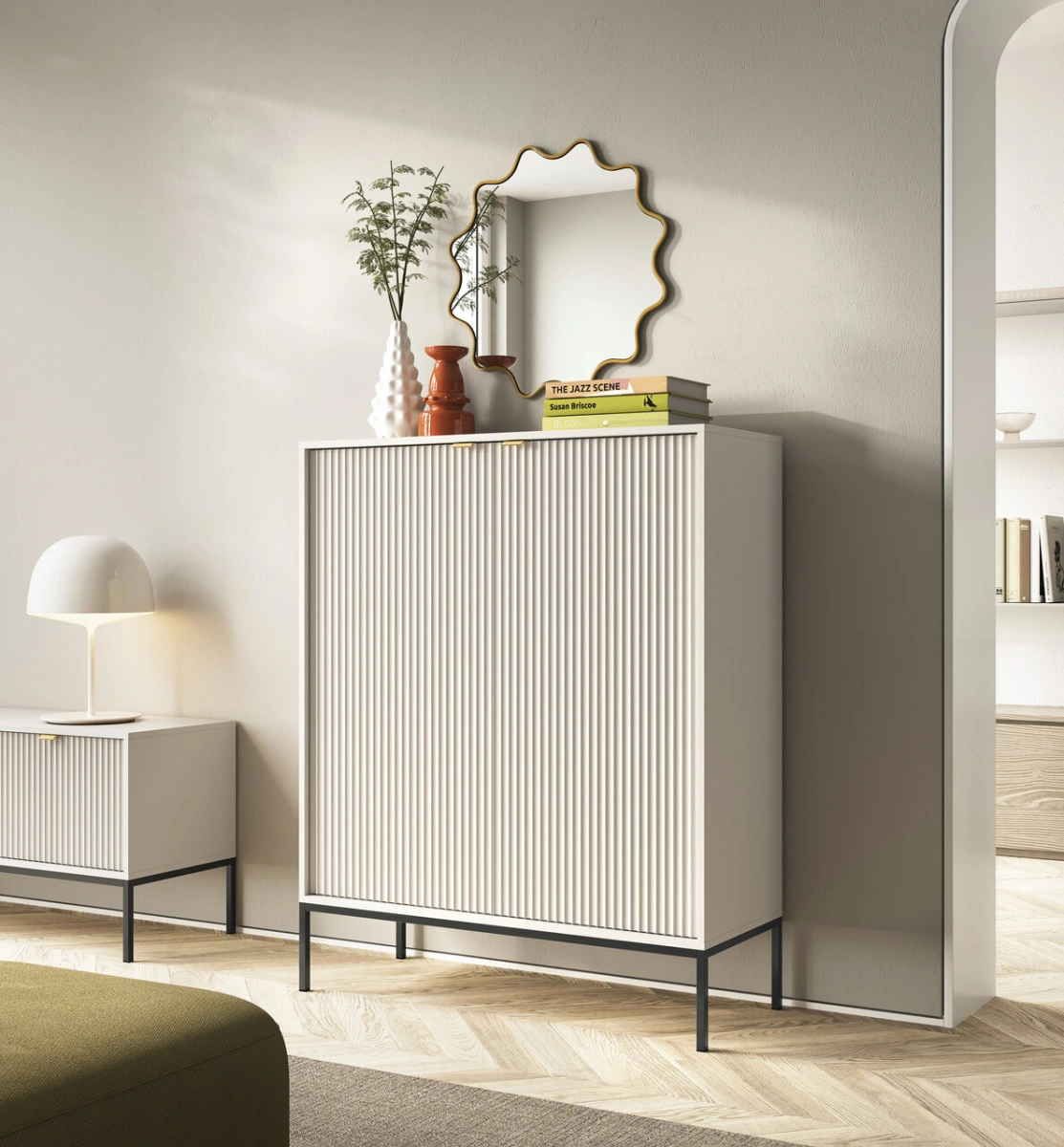 Nova K-104 chest of drawers, cashmere - Image 5