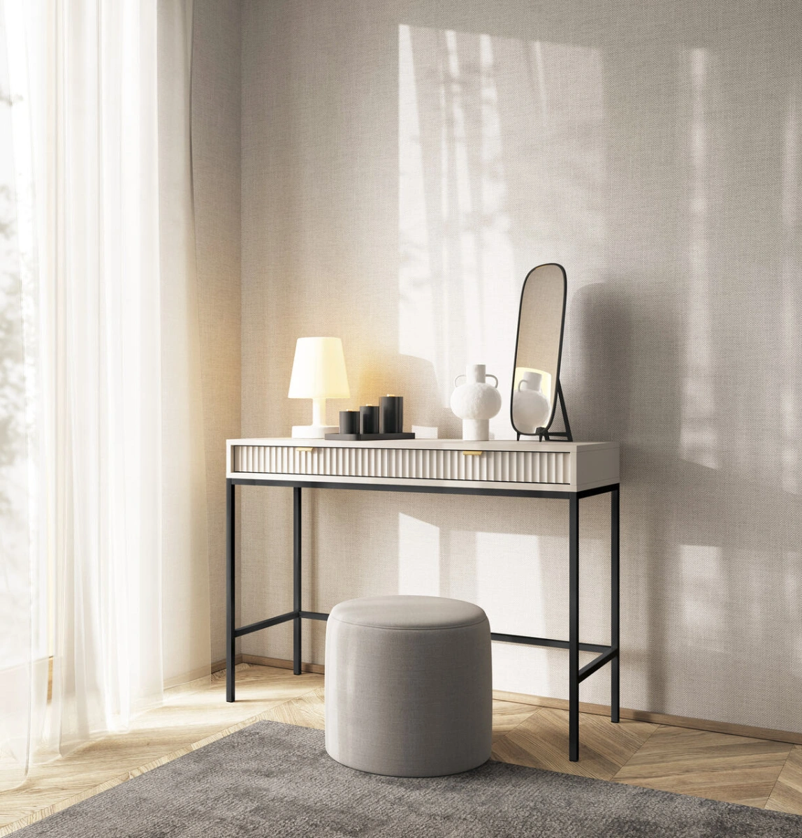 Nova console dressing table with drawers T-104 cashmere - Image 5