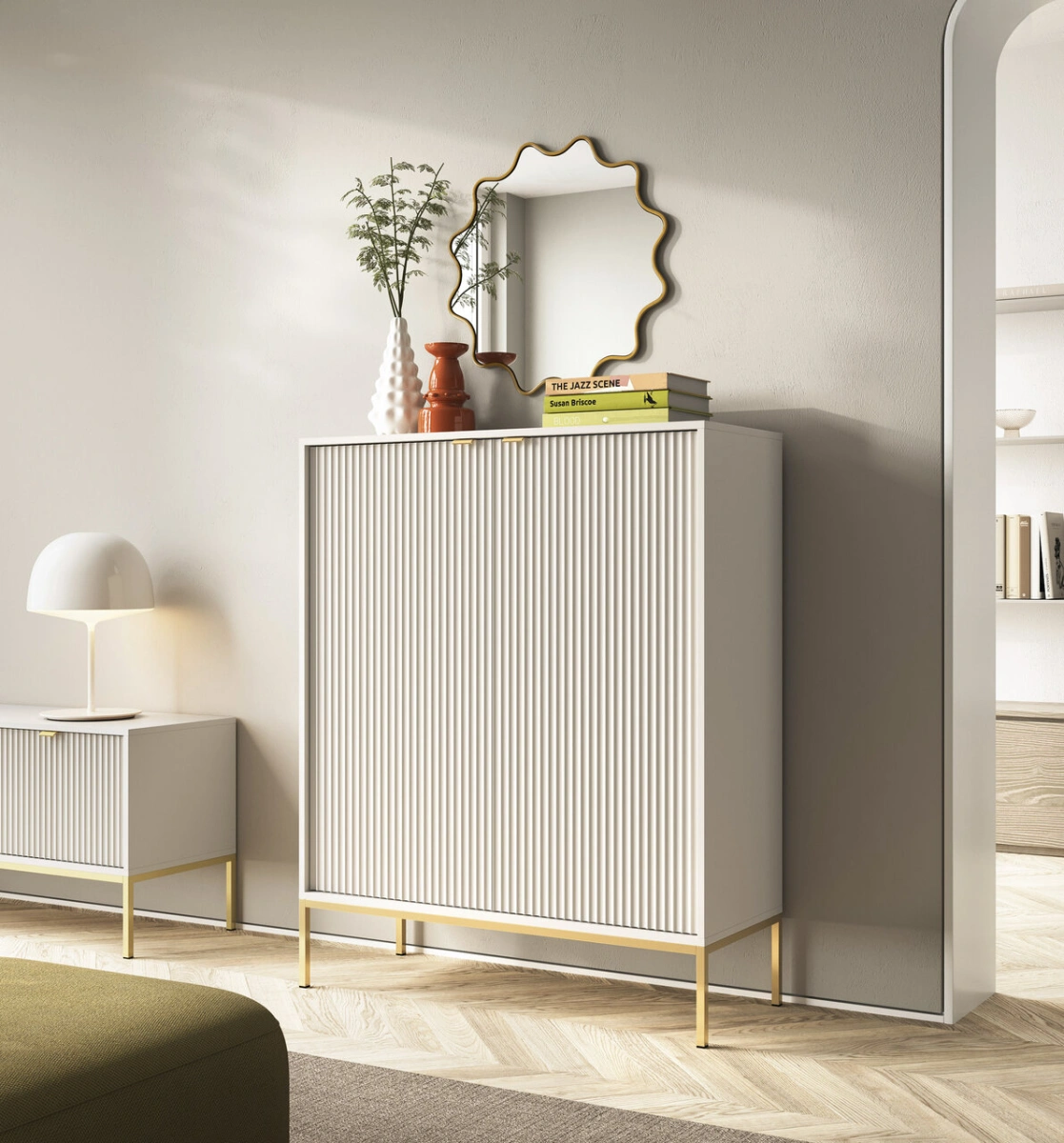 Nova K-104 chest of drawers, cashmere - Image 6