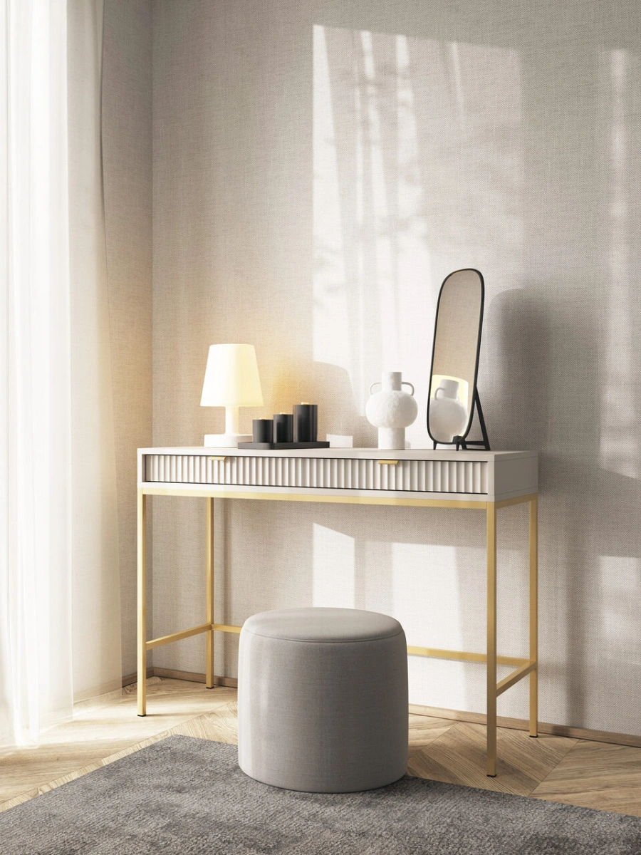 Nova console dressing table with drawers T-104 cashmere - Image 6