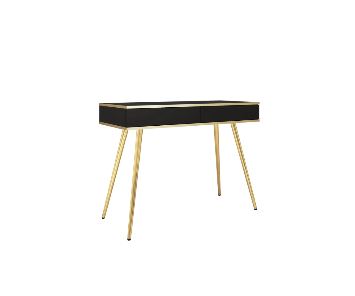 Black console dressing table with drawers Oro T102 - Image 3