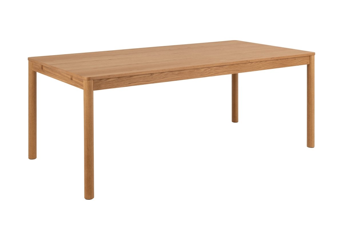 PACIFIC natural oak 200x100 cm - wooden table in bohemian / Scandinavian style