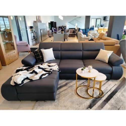 PANAMA corner sofa 262×180 Madras Dark Blue