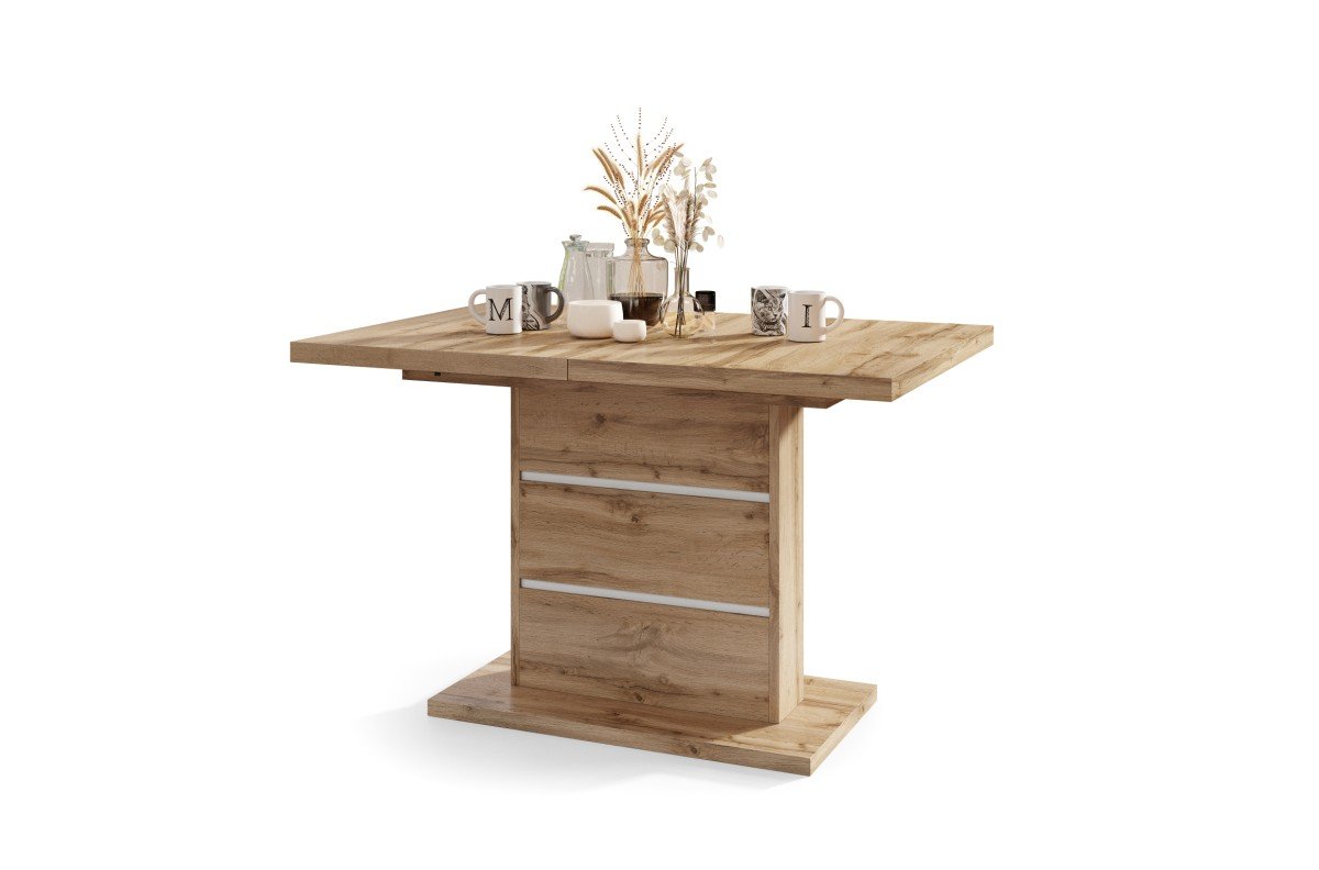 PIANO Wotan oak/white inserts - MODERN TABLE, UP TO 200 cm LENGTH! - Image 7