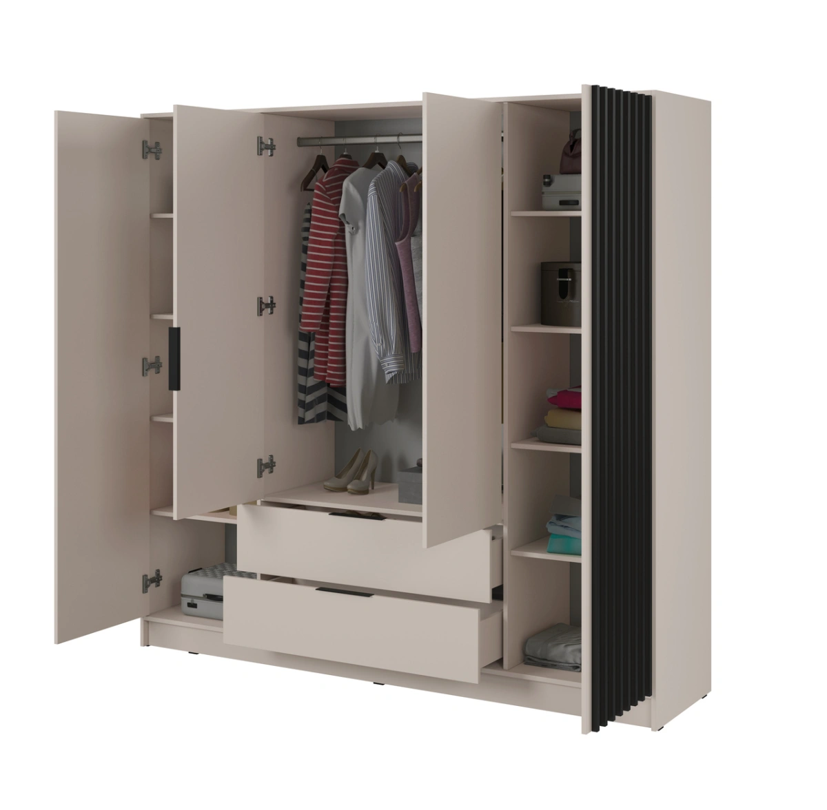 Nelly 4D wardrobe with cashmere lattice - Image 3