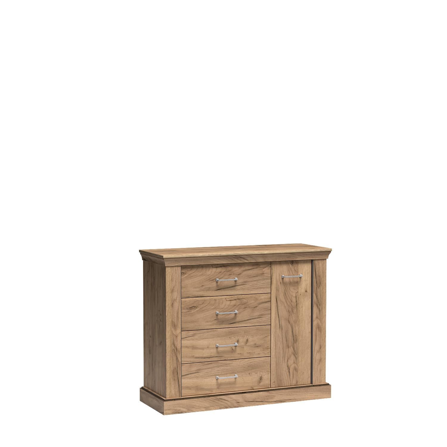 ANTICA-2 - Chest of drawers 1D4S Kraft gold color