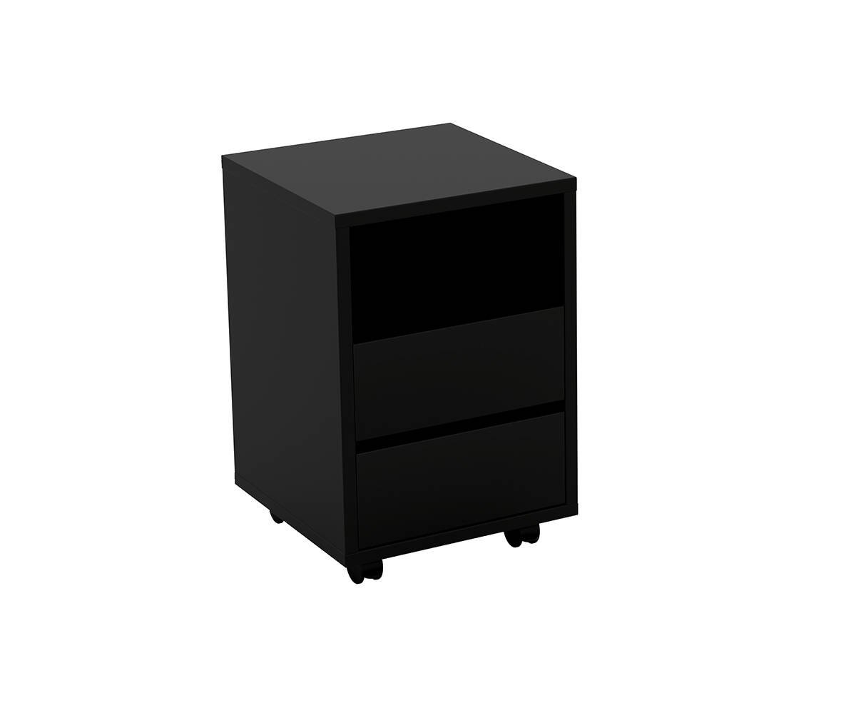 Agapi – two-drawer black onyx vessel