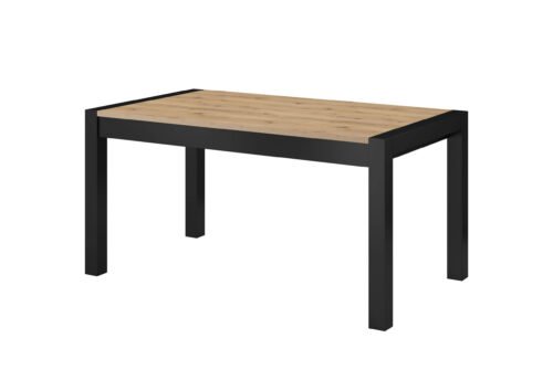 Aktiv extendable table Taurus oak / black legs