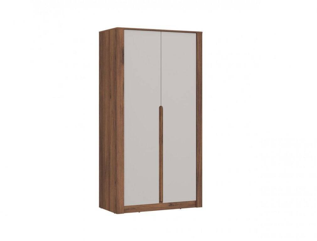 Amarillo AMAS01 - 2-door wardrobe, Żuławski Walnut/Moonlight Classic