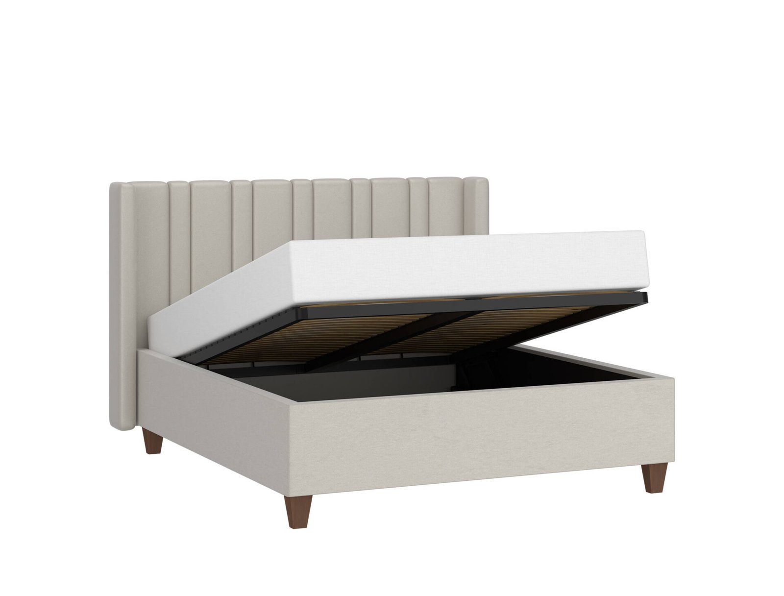 Amarillo Zenna Z4150 - Soft bed 140 cm with silky beige frame - Image 4