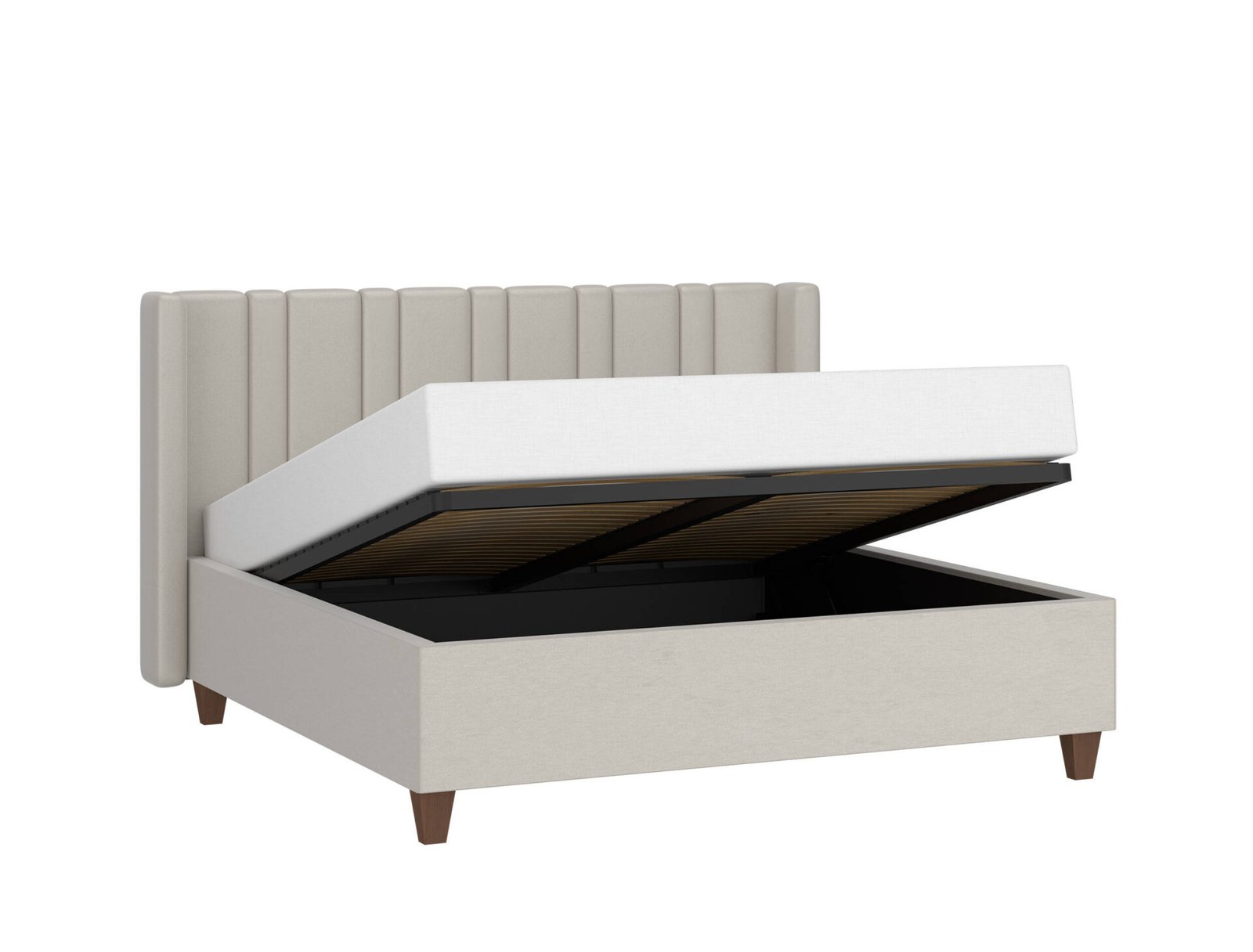 Amarillo Zenna Z6150 - Soft bed 160 cm with silky beige frame - Image 4