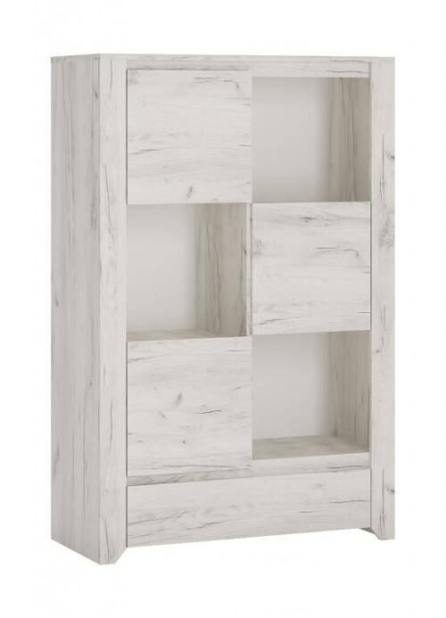 Angel TYP-31 – Chest of drawers 3D-1S oak white Craft
