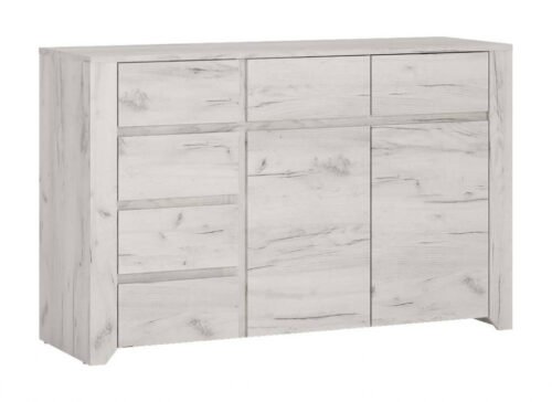 Angel TYP-42 – Chest of drawers 2D-6S, white oak, for handicrafts