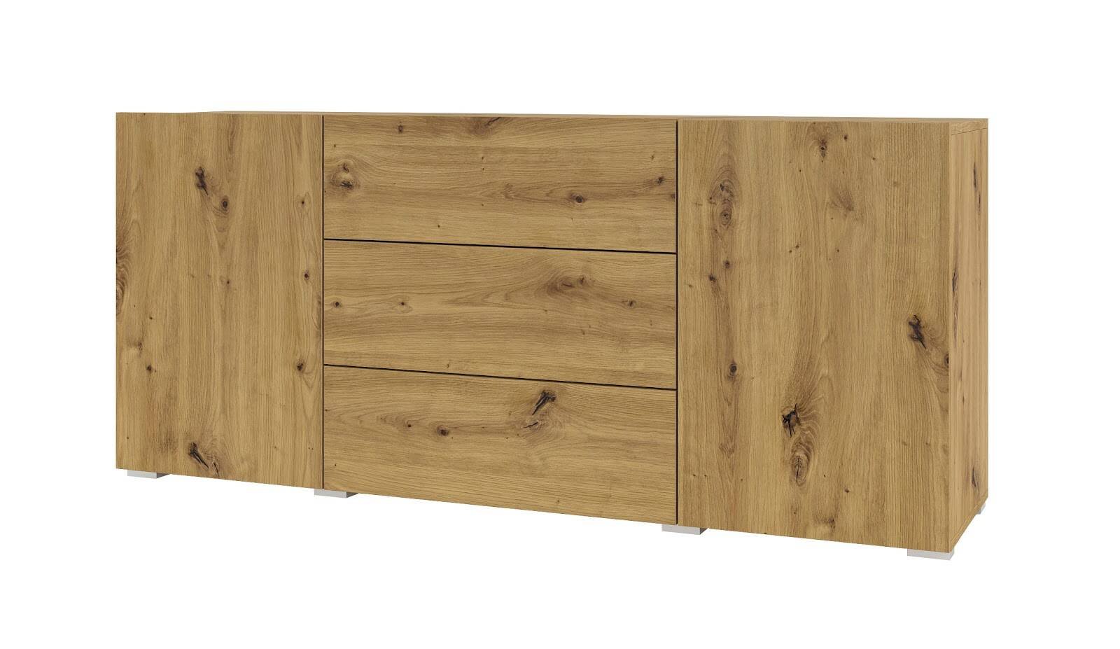 Ava chest of drawers 2D3S Artisan / black