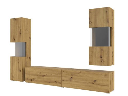 Ava wall cabinet 05+07+40 Artisan oak / black