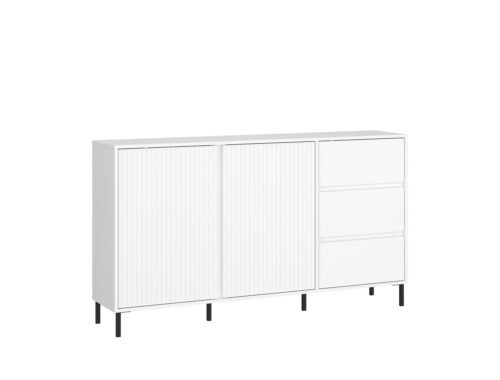 Avenale AVEK01 – Chest of drawers 2D3S Alpine white glossy white
