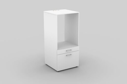 Aza – Washer/dryer cabinet 1S1P matt white