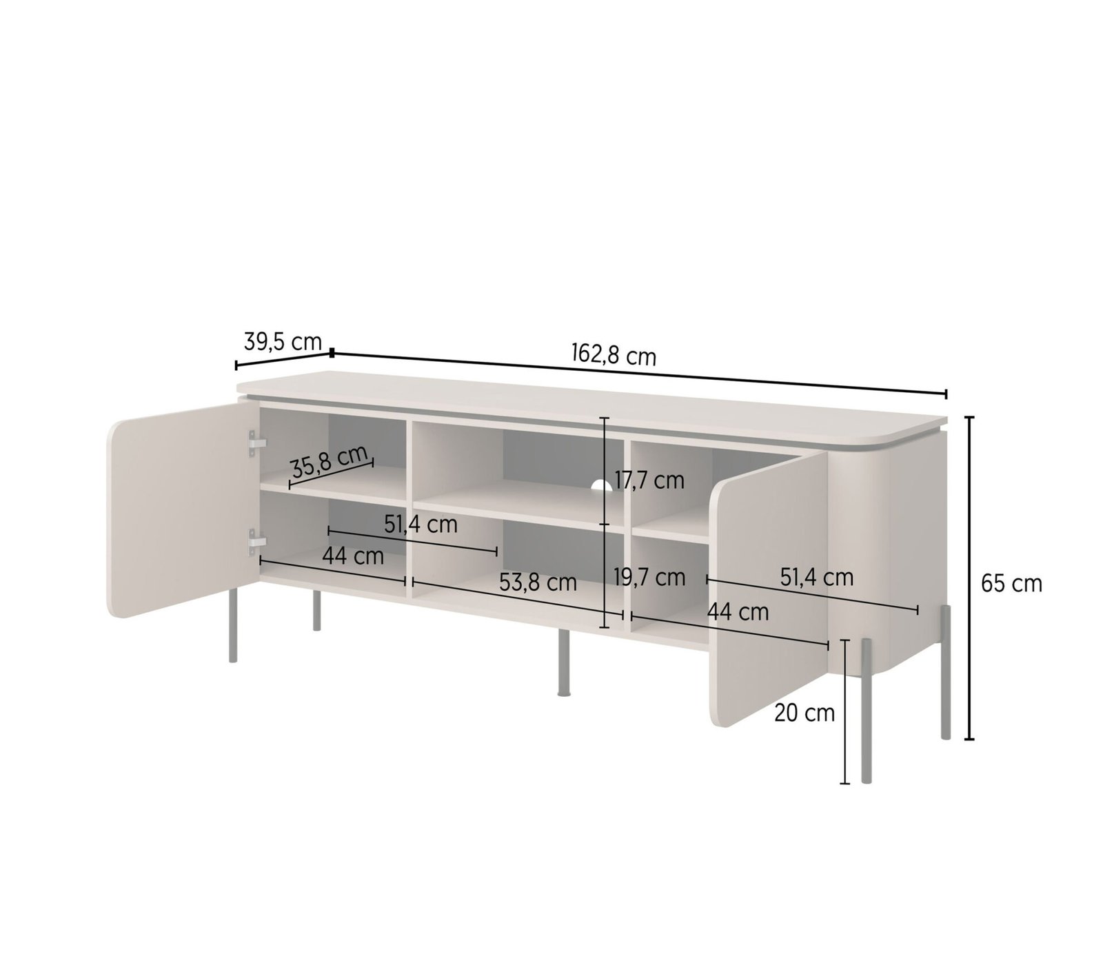 Bello - Congo two-door TV cabinet - Image 4