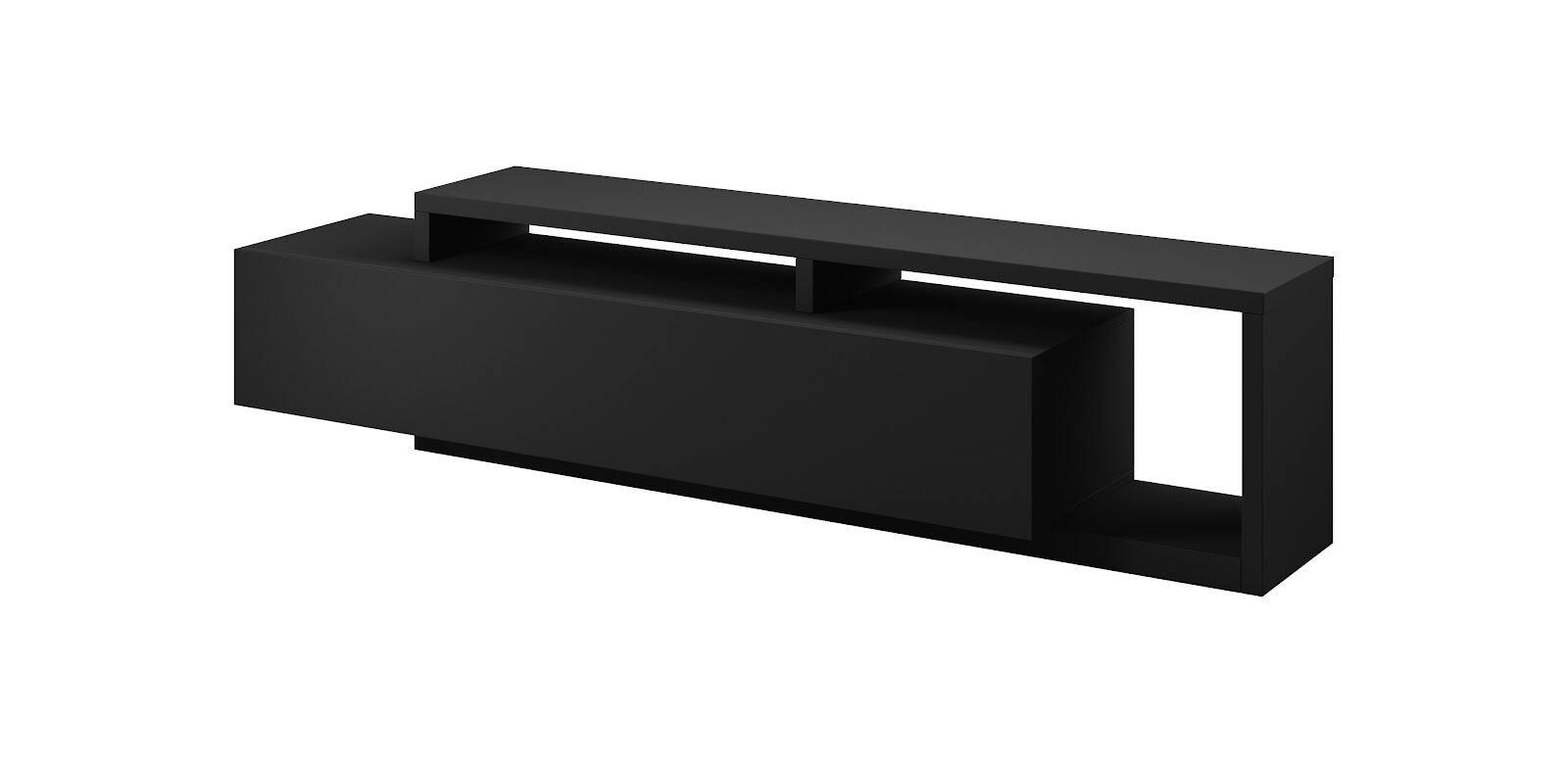 Bota TV cabinet with drawer, black