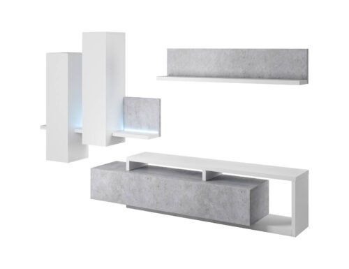 Bota wall cabinet 01+04+40 white / Colorado concrete