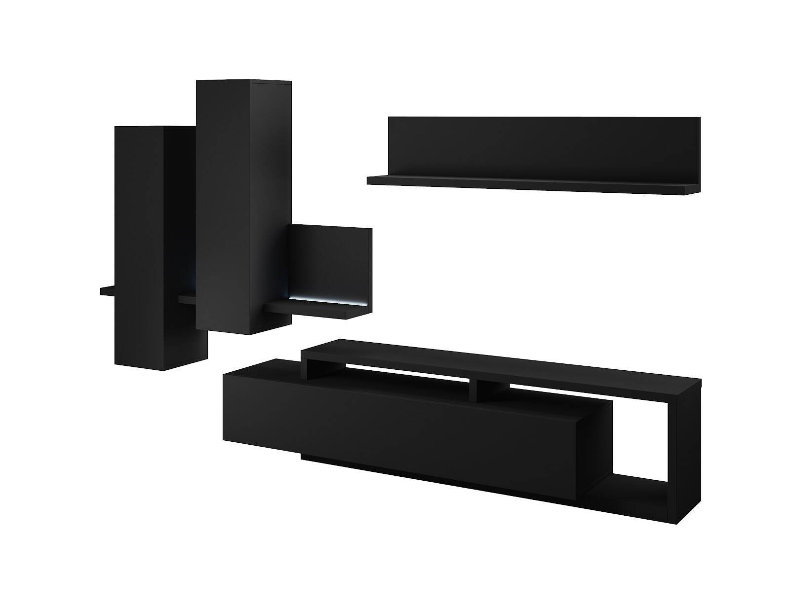 Bota wall cabinet 01+04+40 black