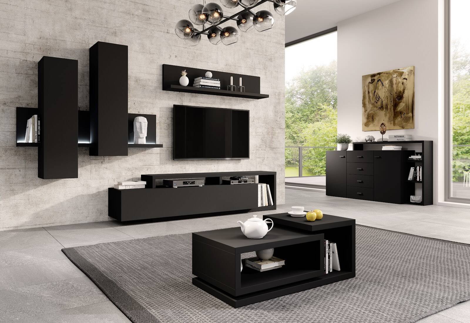 Bota wall cabinet 01+04+40 black - Image 5