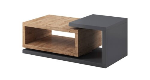 Bota coffee table, anthracite/oak