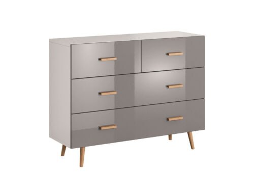 Brillo K2S2S – 4-drawer chest of drawers, gray