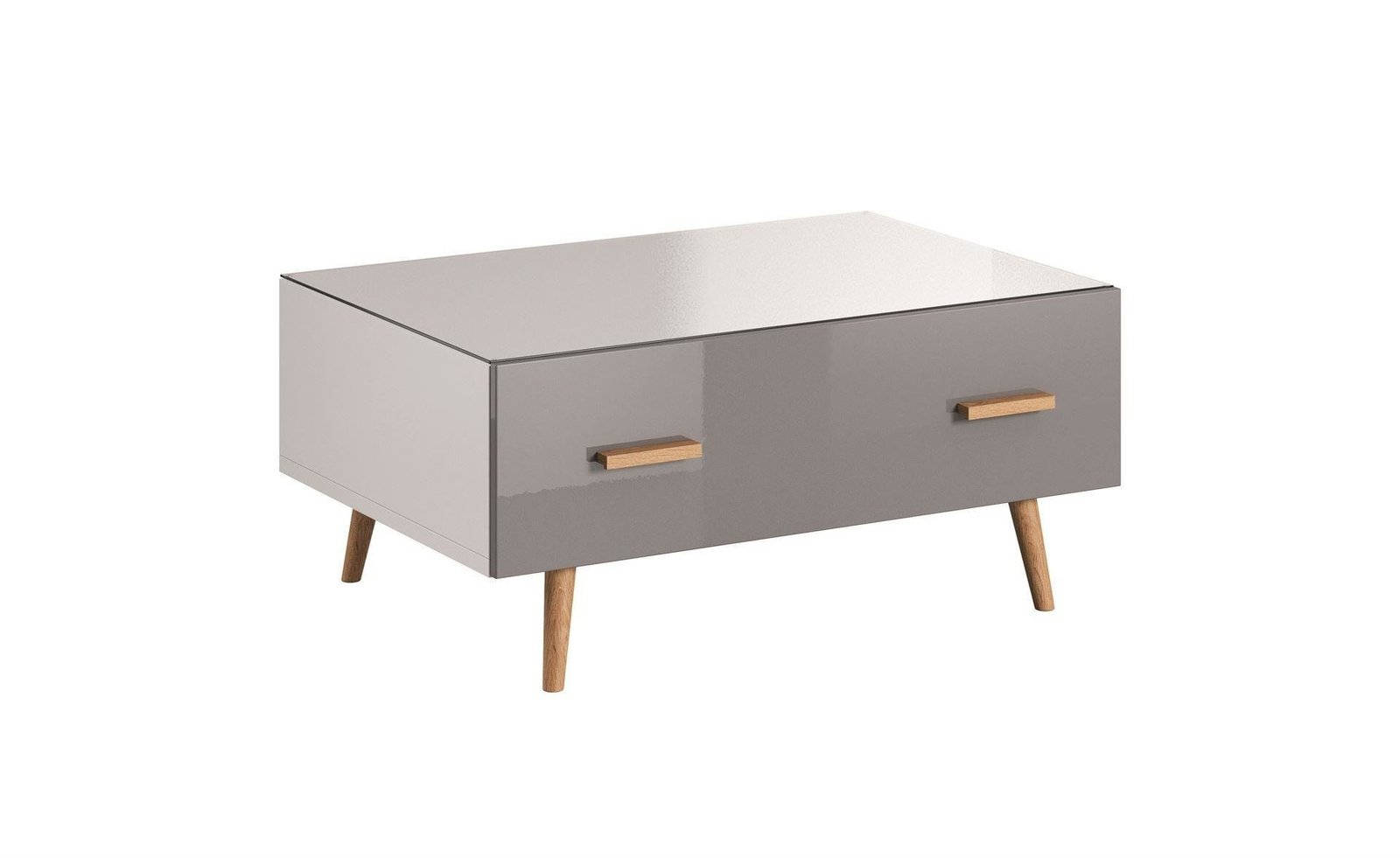 Brillo ST - Desk with drawer, gray